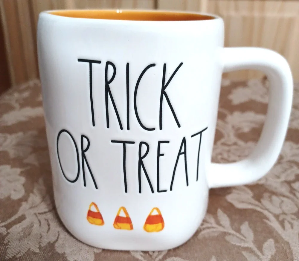Rae Dunn Trick Or Treat Halloween Huge 18 oz Mug*READ